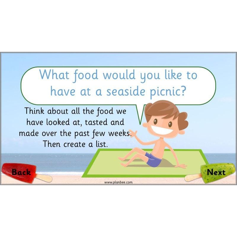 PlanBee Seaside Snacks: Primary DT Cookery Lessons for KS1 from PlanBee