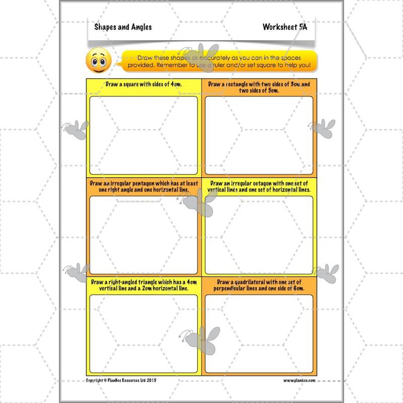 PlanBee Shapes and Angles Year 3 Maths Lessons by PlanBee