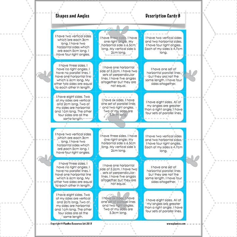 PlanBee Shapes and Angles Year 3 Maths Lessons by PlanBee