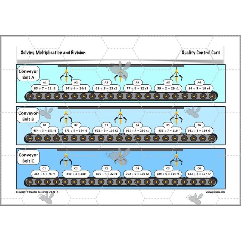 PlanBee Solving Multiplication & Division - KS2 - Year 5 Maths Planning
