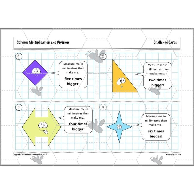 PlanBee Solving Multiplication & Division - KS2 - Year 5 Maths Planning