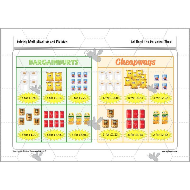 PlanBee Solving Multiplication & Division - KS2 - Year 5 Maths Planning