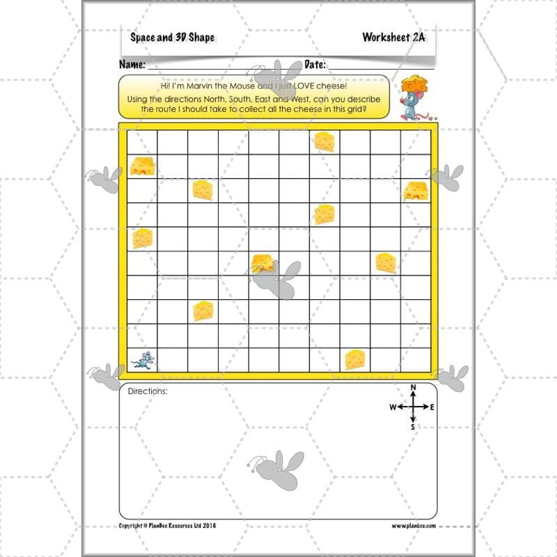 PlanBee 3D Shape and Space Year 3 Maths Lessons by PlanBee