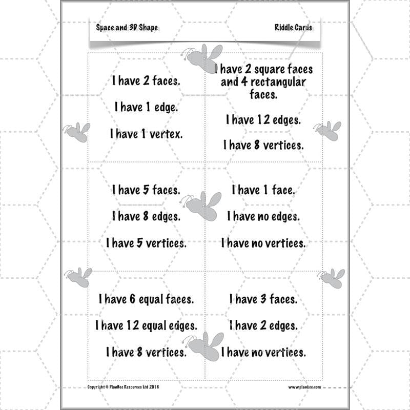 PlanBee 3D Shape and Space Year 3 Maths Lessons by PlanBee