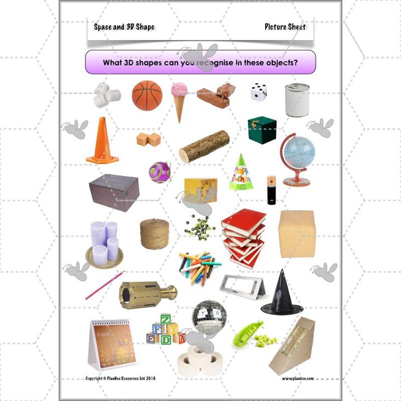 PlanBee 3D Shape and Space Year 3 Maths Lessons by PlanBee