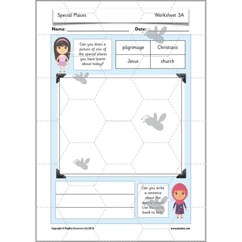 PlanBee Places of Worship & Pilgrimages: KS1 RE Lesson Plans | Year 1 & Year 2