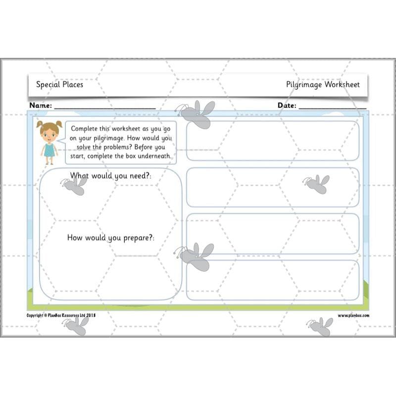 PlanBee Places of Worship & Pilgrimages: KS1 RE Lesson Plans | Year 1 & Year 2