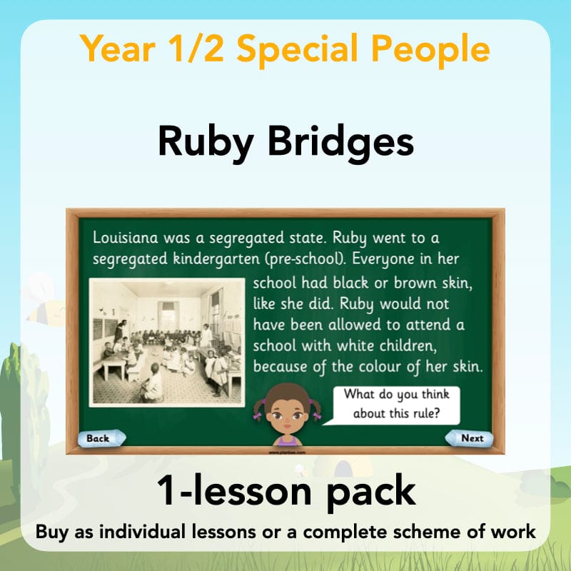 Ruby Bridges Lesson KS1 | Special People Resource By PlanBee