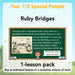PlanBee Ruby Bridges Lesson KS1 | Special People Resource by PlanBee