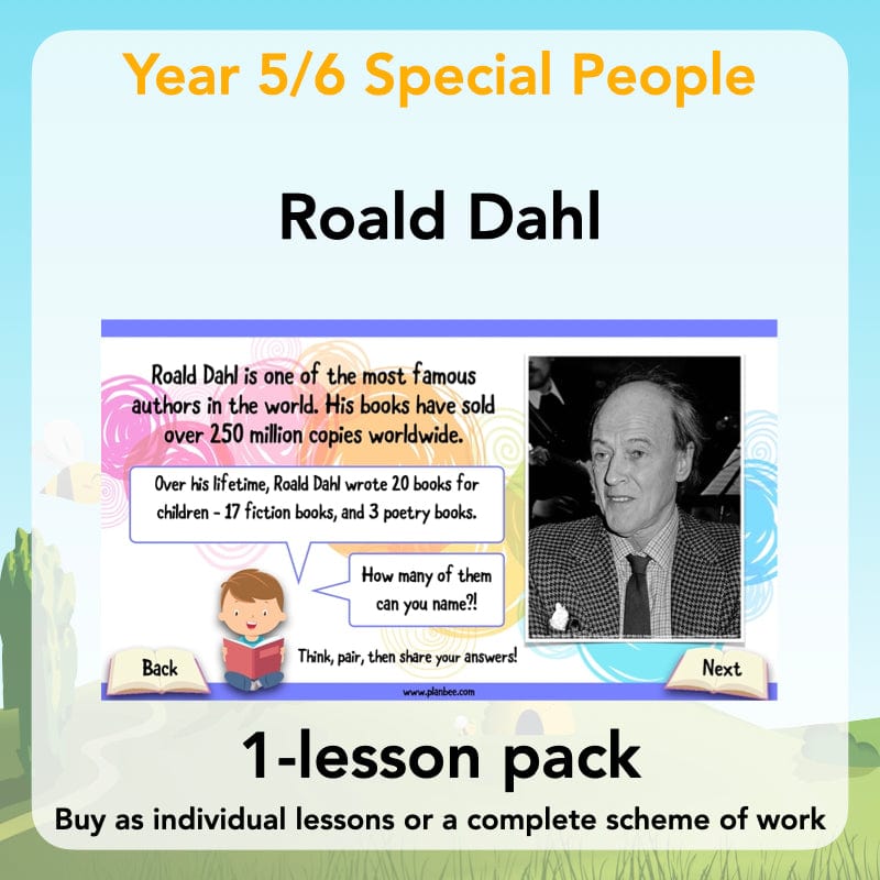 roald dahl biography for ks2