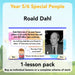 PlanBee Roald Dahl Biography KS2 | Special People Lesson Pack by PlanBee