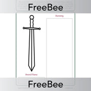 FREE Anglo-Saxon Sword Kenning Template byPlanBee