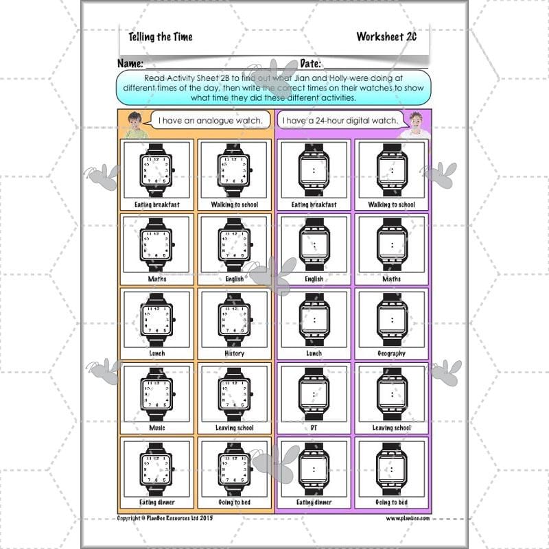 PlanBee Telling the Time KS2 | Year 4 Maths Lessons and Resources