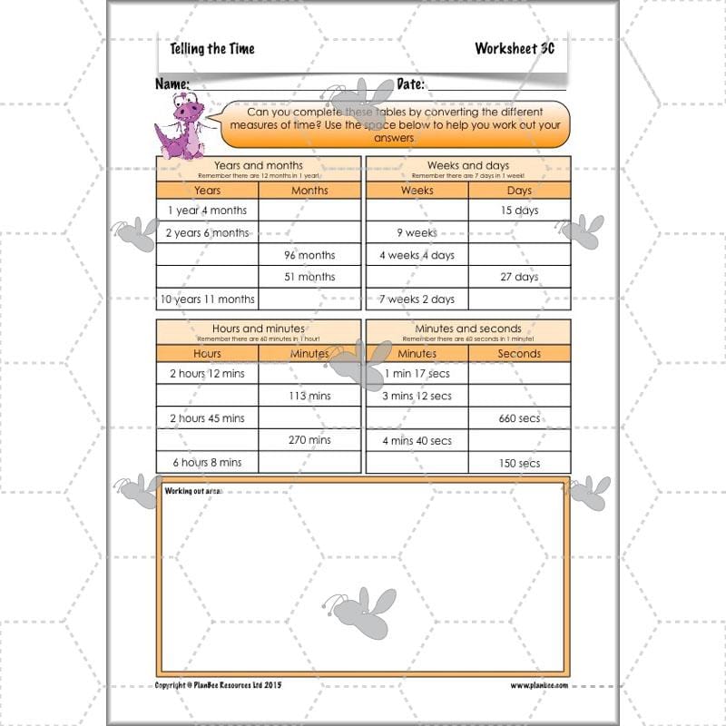 PlanBee Telling the Time KS2 | Year 4 Maths Lessons and Resources