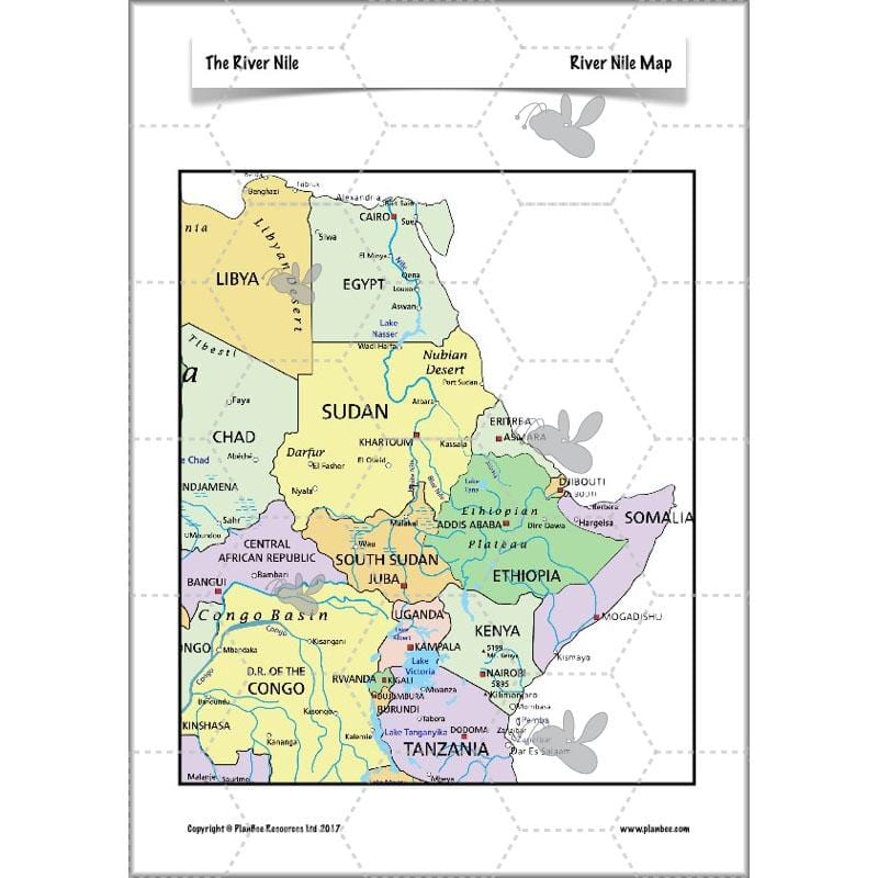 PlanBee The River Nile KS2 Geography Lessons created by PlanBee