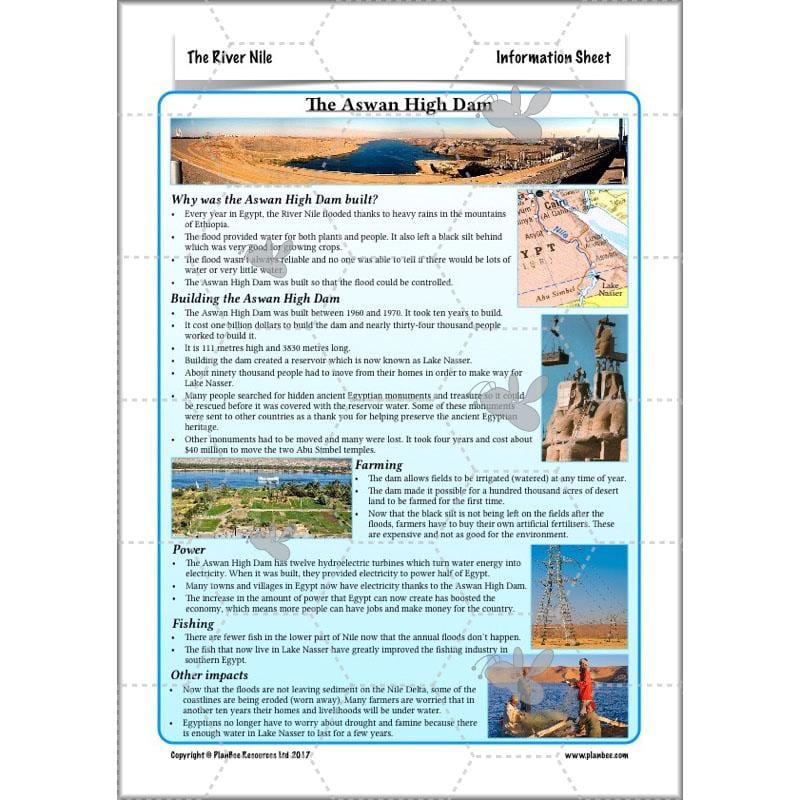 PlanBee The River Nile KS2 Geography Lessons created by PlanBee