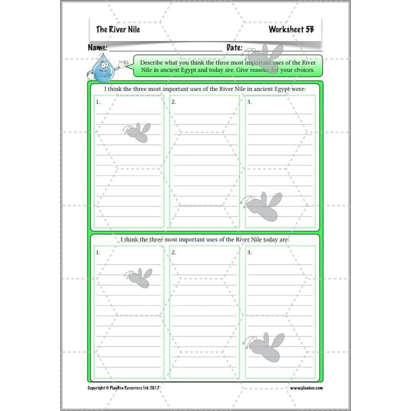 PlanBee The River Nile KS2 Geography Lessons created by PlanBee