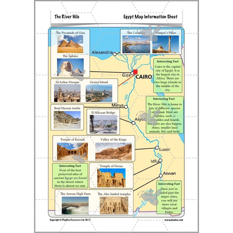 PlanBee The River Nile KS2 Geography Lessons created by PlanBee