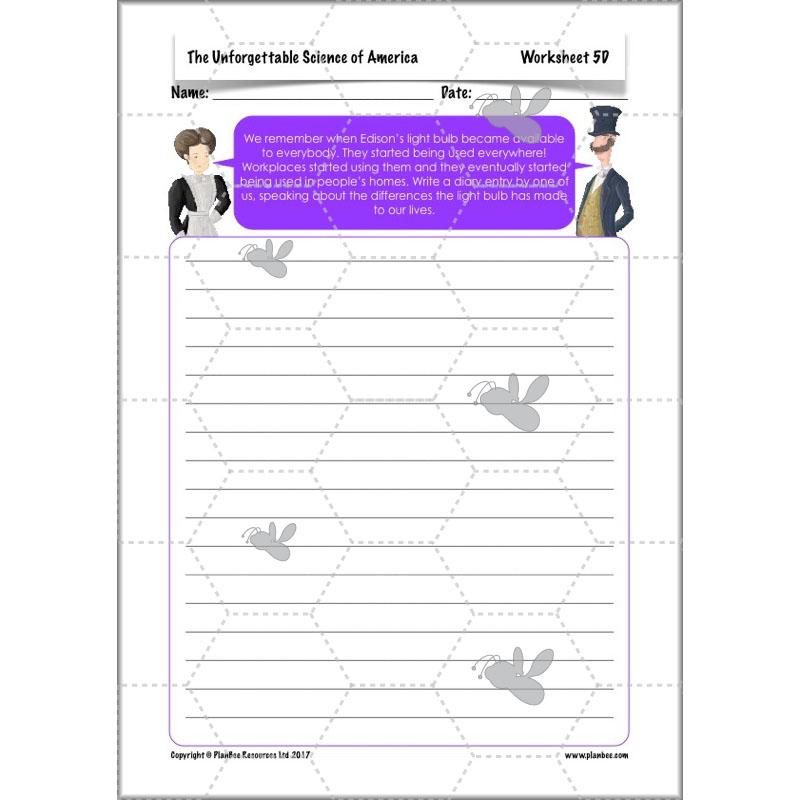 PlanBee The Unforgettable Science of America: KS2 Science Planning