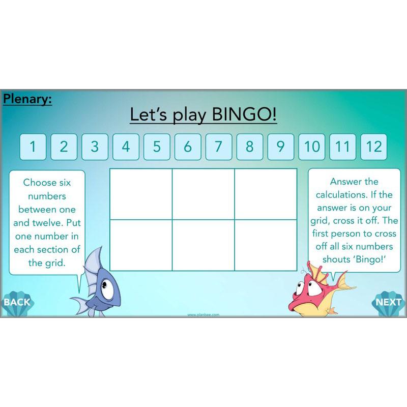 PlanBee Times Table Facts - Complete Maths Planning and Resources for Year 4