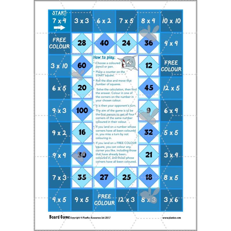 PlanBee Times Table Facts - Complete Maths Planning and Resources for Year 4