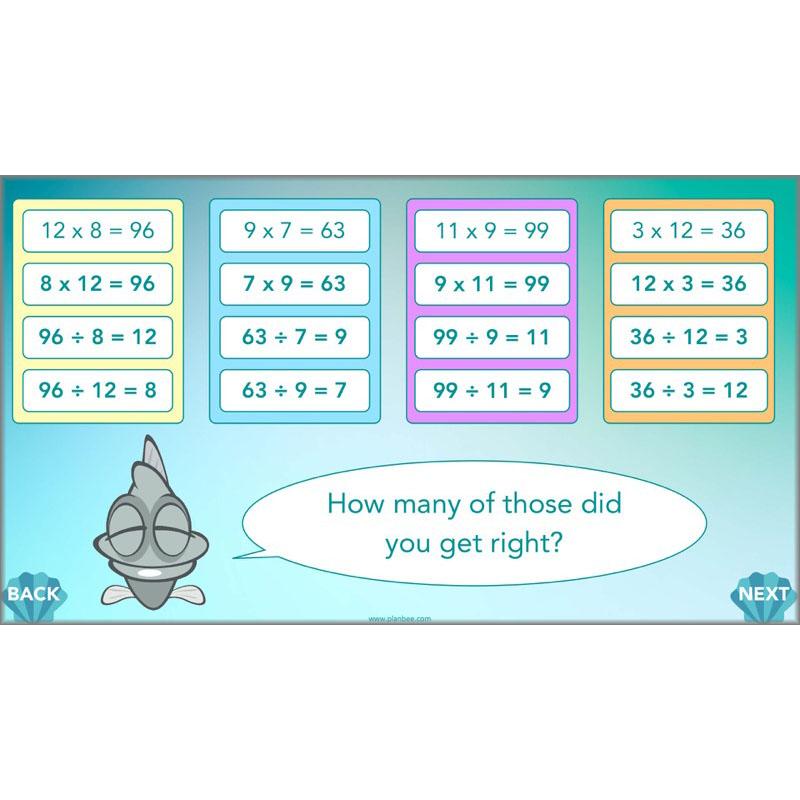 PlanBee Times Table Facts - Complete Maths Planning and Resources for Year 4