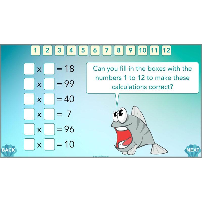 PlanBee Times Table Facts - Complete Maths Planning and Resources for Year 4