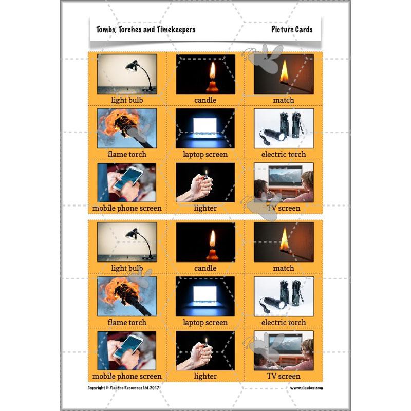 PlanBee Ancient Egypt Science - Light and Shadow: Year 3 Science