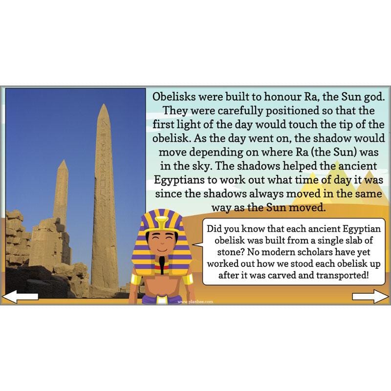 PlanBee Ancient Egypt Science - Light and Shadow: Year 3 Science
