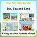 PlanBee Sun Sea and Sand Topic KS1 Year 1/2 Planning by PlanBee