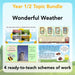 PlanBee PlanBee Wonderful Weather Topic KS1 Planning and Resources