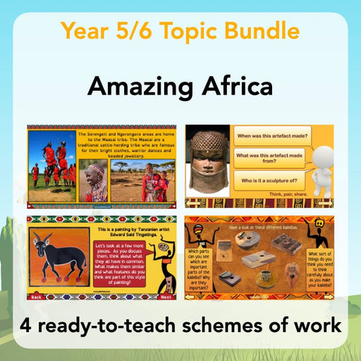 PlanBee Amazing Africa KS2 Topic for Year 5 & Year 6 by PlanBee