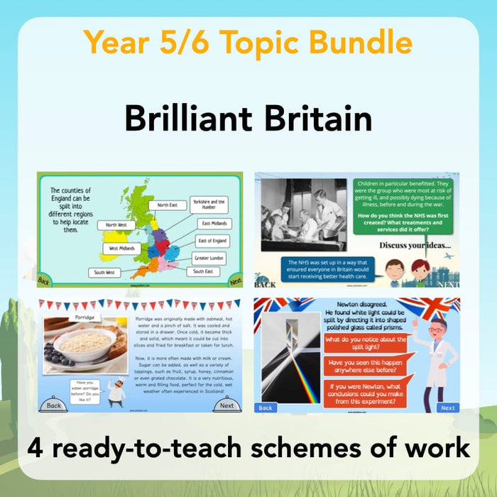 PlanBee Brilliant Britain KS2 Year 5 & Year 6 Topic by PlanBee