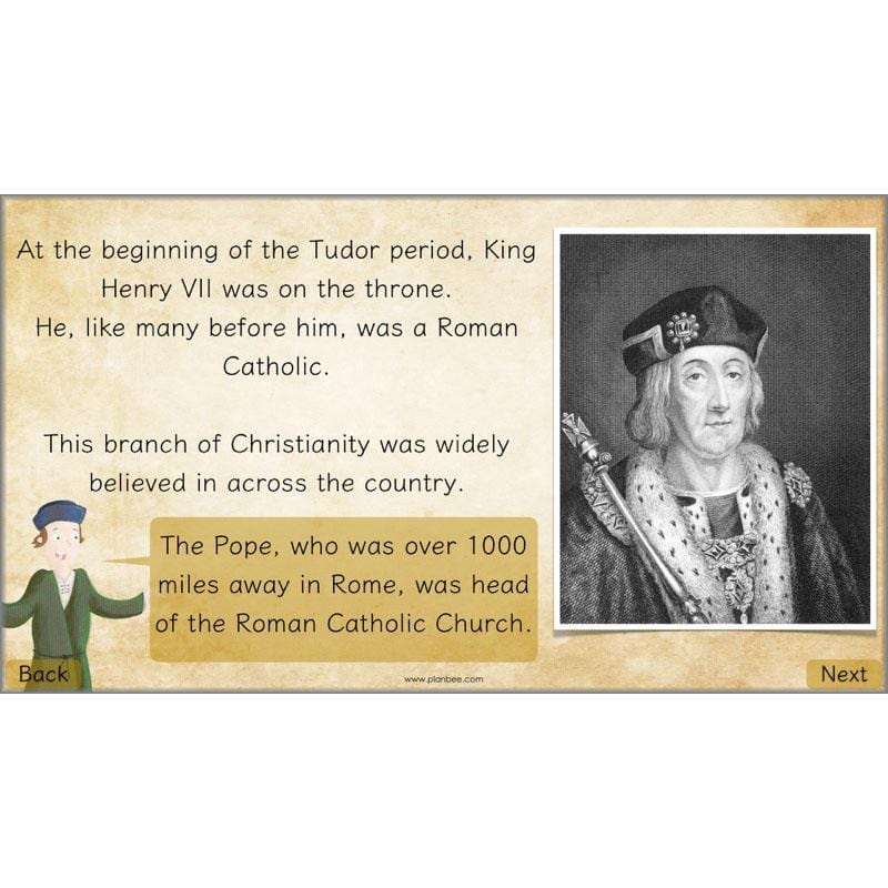 PlanBee Tudor Christianity: Tudor Religion KS2 RE Lessons by PlanBee