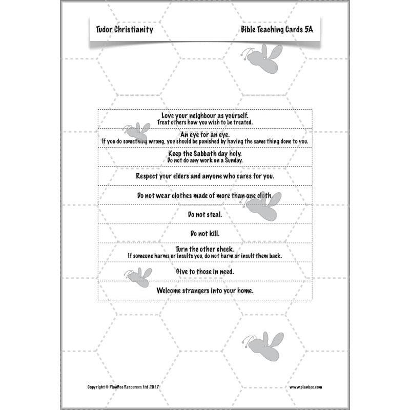 PlanBee Tudor Christianity: Tudor Religion KS2 RE Lessons by PlanBee