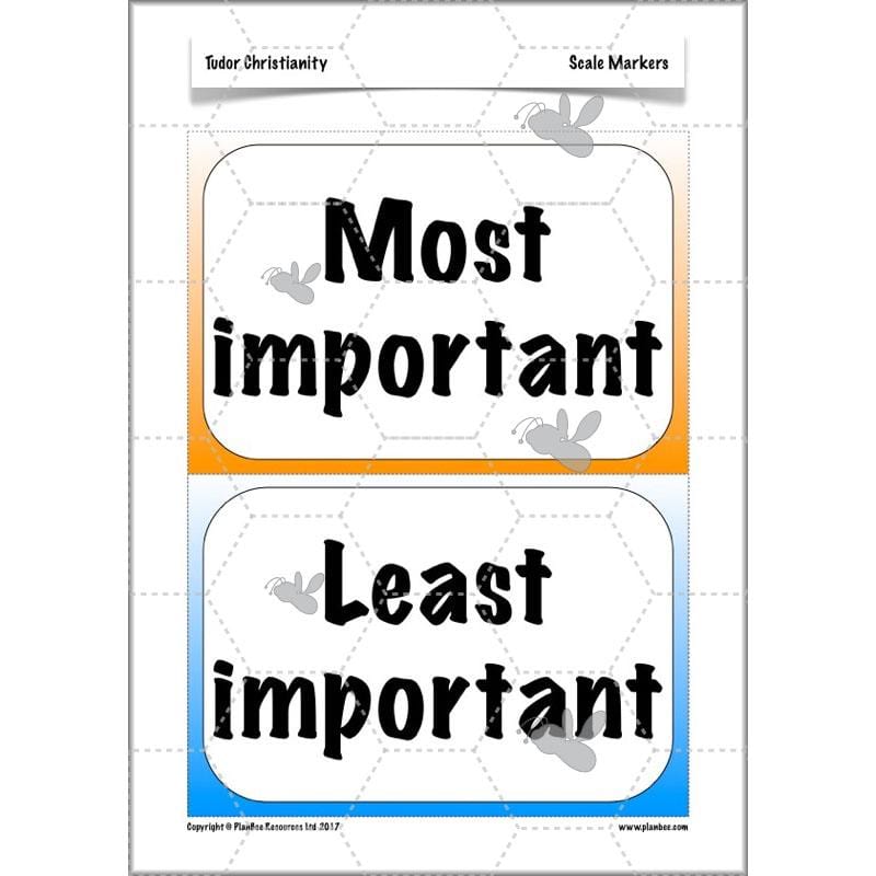 PlanBee Tudor Christianity: Tudor Religion KS2 RE Lessons by PlanBee