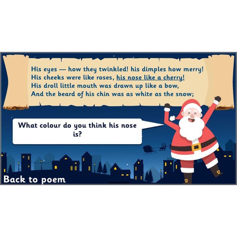 PlanBee Twas the Night Before Christmas Lesson Plans | Year 2 Poetry