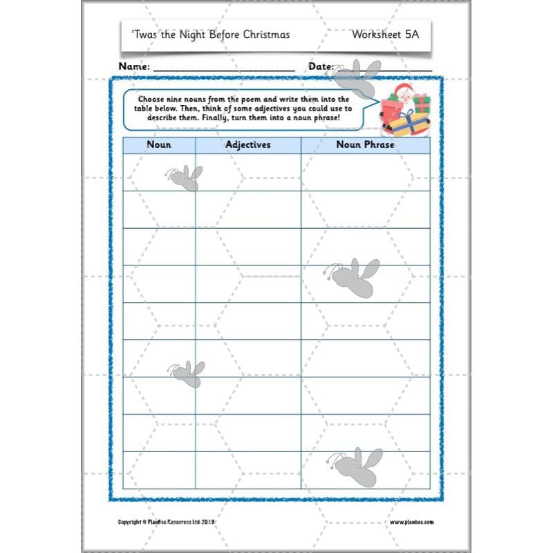 PlanBee Twas the Night Before Christmas Lesson Plans | Year 2 Poetry