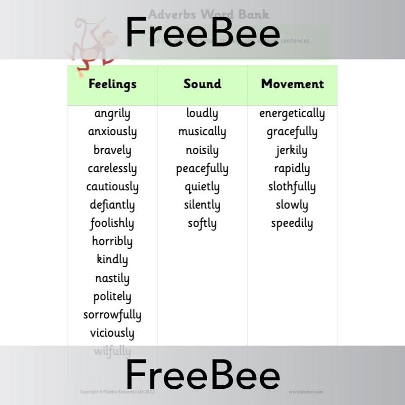PlanBee FREE Uplevelling Sentences Worksheet and Word Banks by PlanBee
