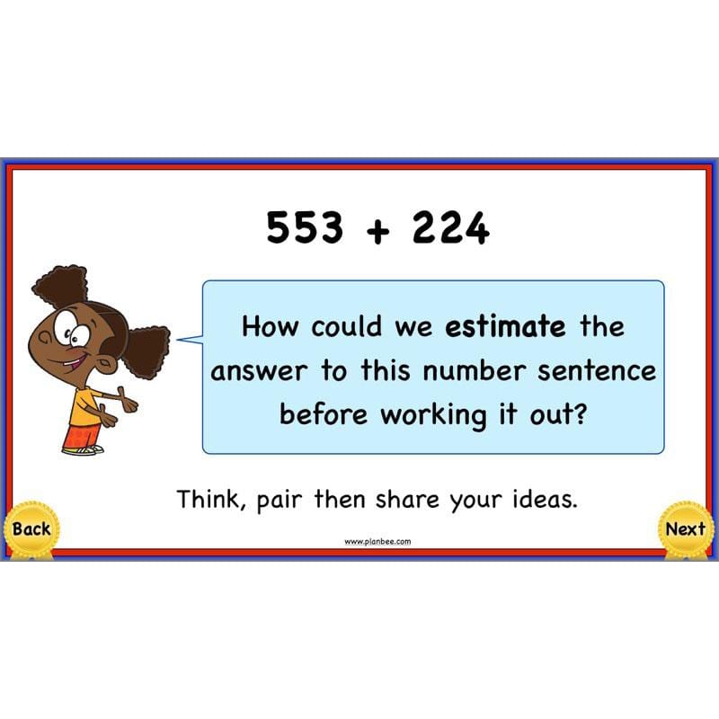 PlanBee Using Addition & Subtraction 1 - Year 4 Maths Planning and Resources