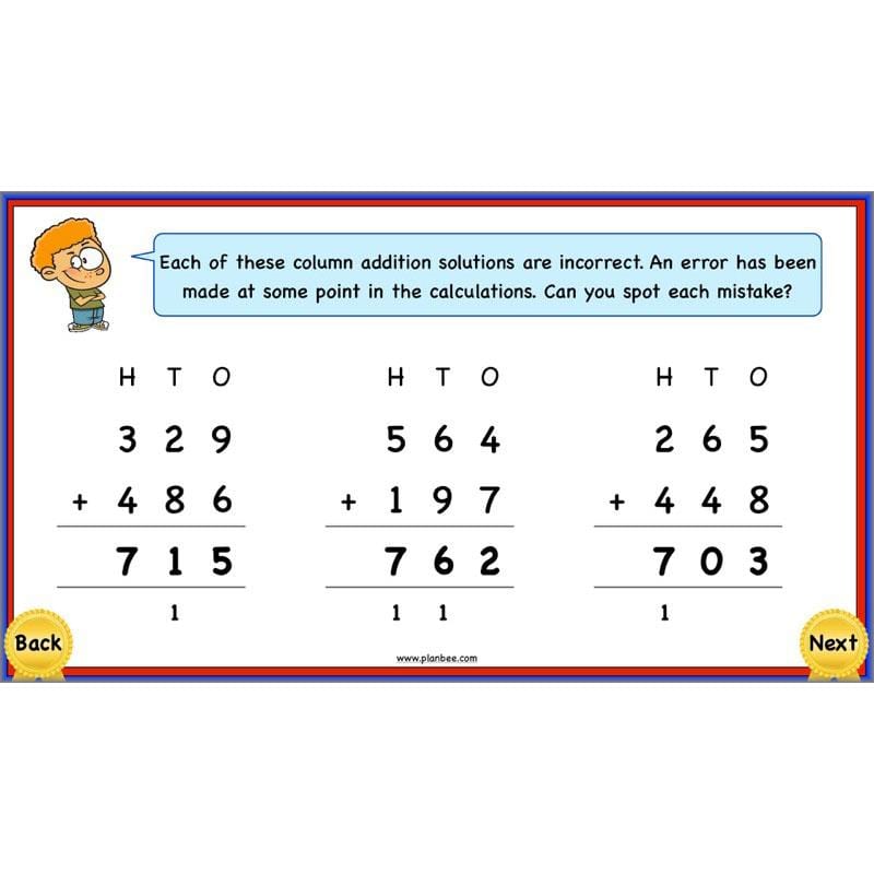 PlanBee Using Addition & Subtraction 1 - Year 4 Maths Planning and Resources