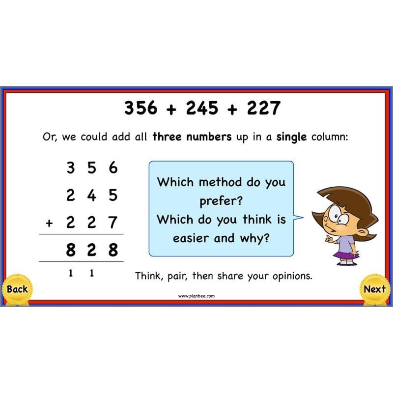 PlanBee Using Addition & Subtraction 1 - Year 4 Maths Planning and Resources