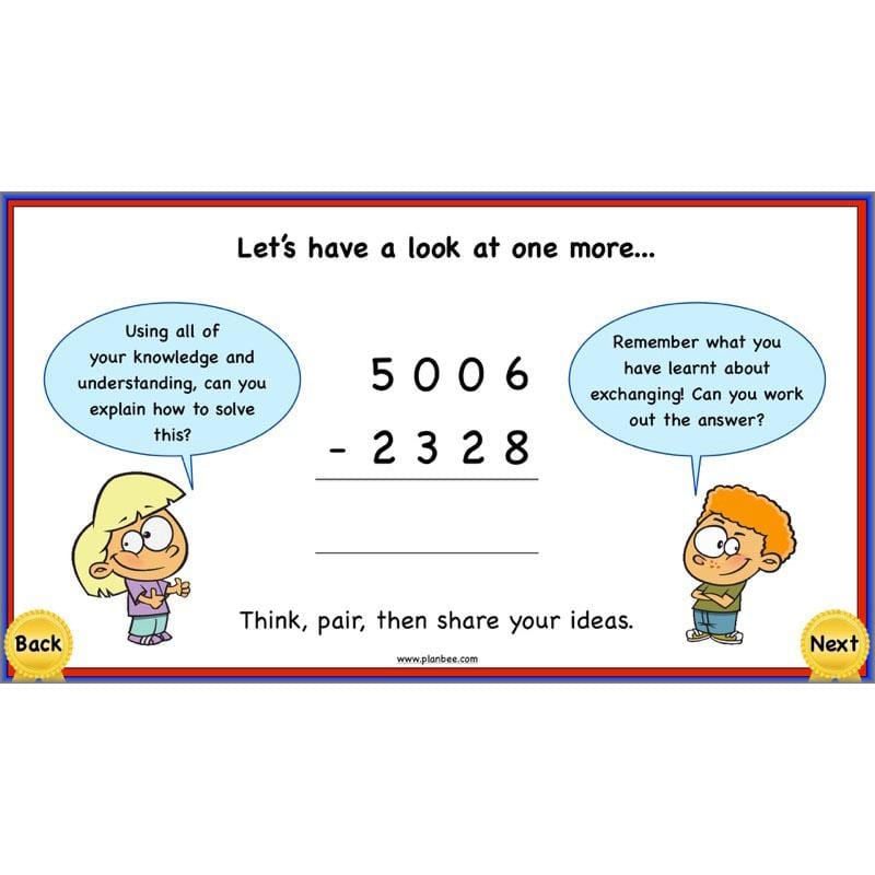 PlanBee Using Addition & Subtraction 1 - Year 4 Maths Planning and Resources