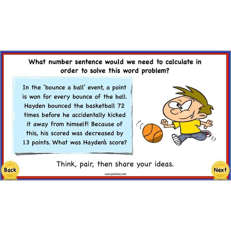 PlanBee Using Addition & Subtraction 2 - Complete Y4 Maths Lessons & Resources