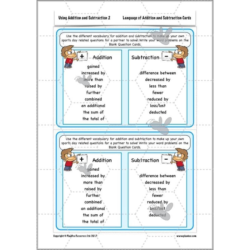PlanBee Using Addition & Subtraction 2 - Complete Y4 Maths Lessons & Resources