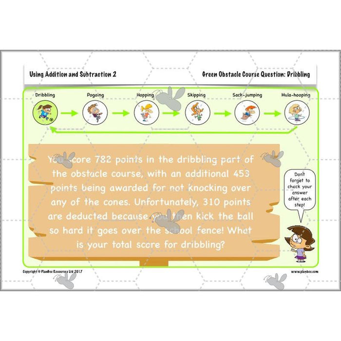 PlanBee Using Addition & Subtraction 2 - Complete Y4 Maths Lessons & Resources