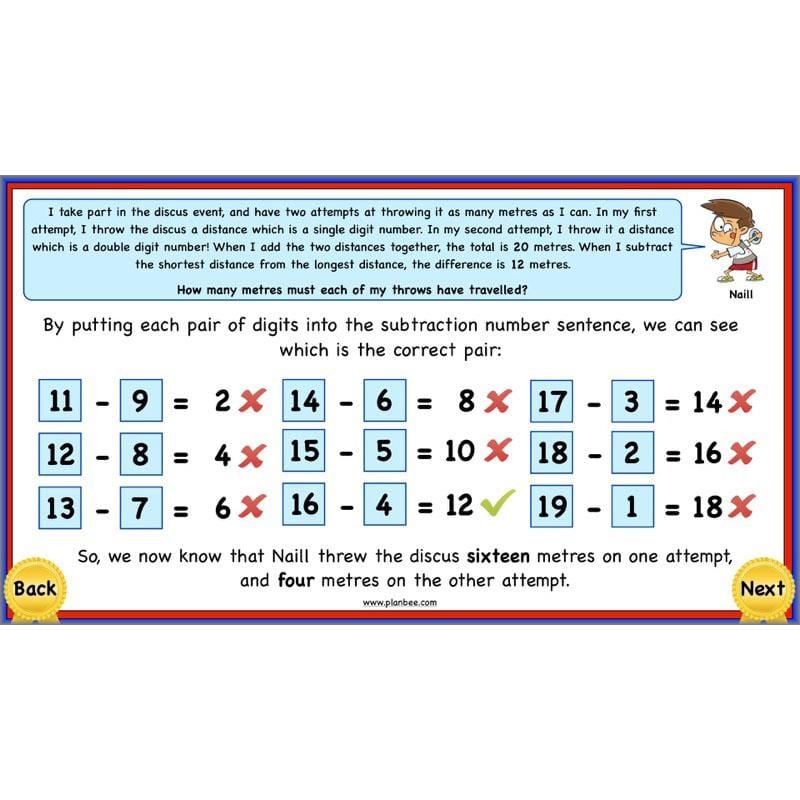 PlanBee Using Addition & Subtraction 2 - Complete Y4 Maths Lessons & Resources
