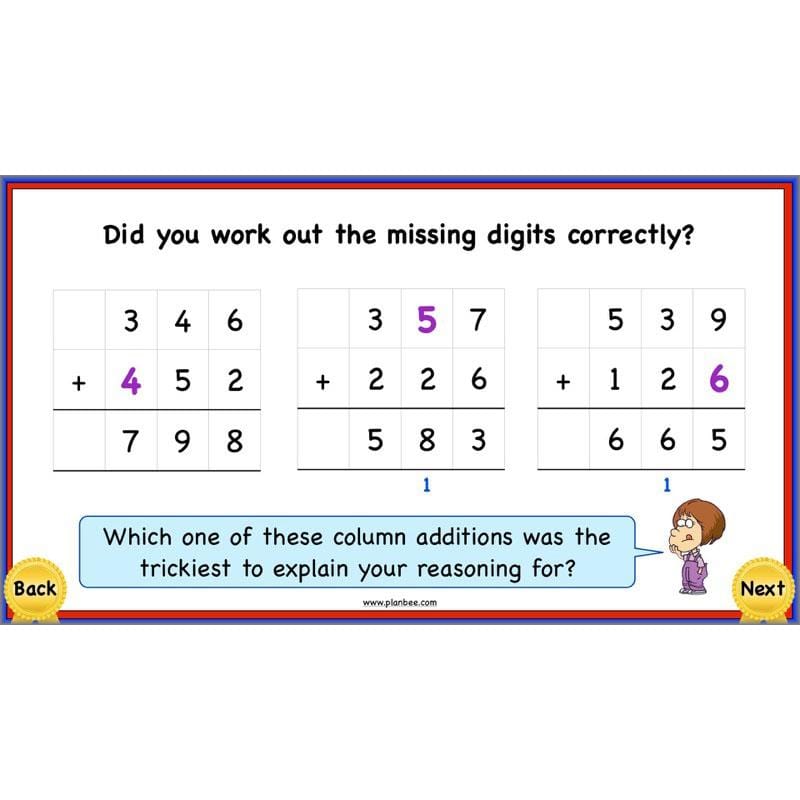 PlanBee Using Addition & Subtraction 2 - Complete Y4 Maths Lessons & Resources
