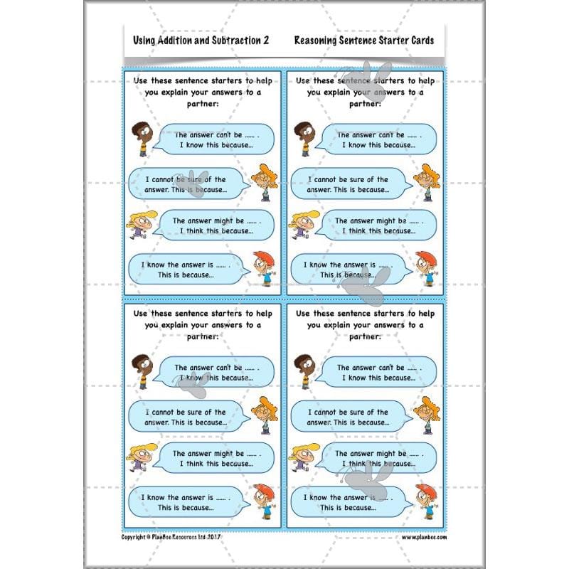 PlanBee Using Addition & Subtraction 2 - Complete Y4 Maths Lessons & Resources