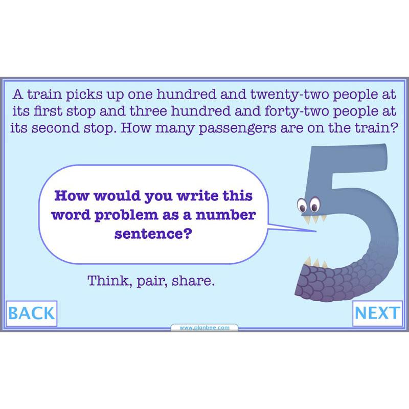 PlanBee Using Place Value: KS2 Maths Planning for Year 3